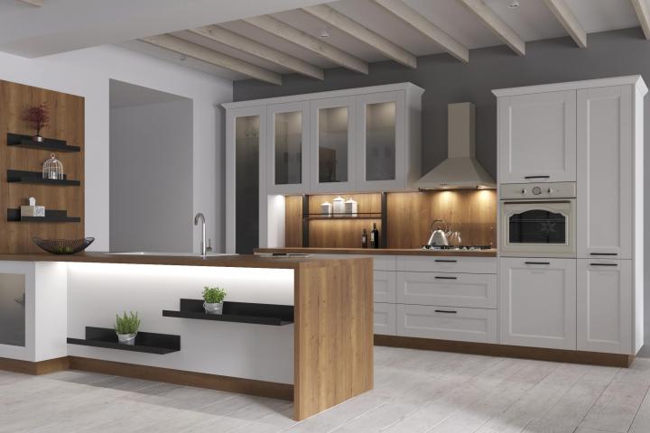 EVERMATT WHITE / OAK HALIFAX COGNAC | Traditional style