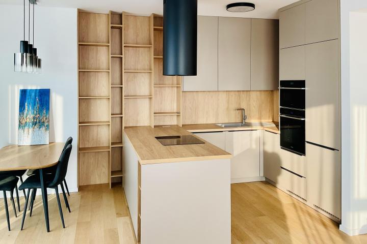 Stone grey / Halifax oak natural | Modern style / Bratislava - Klingerka
